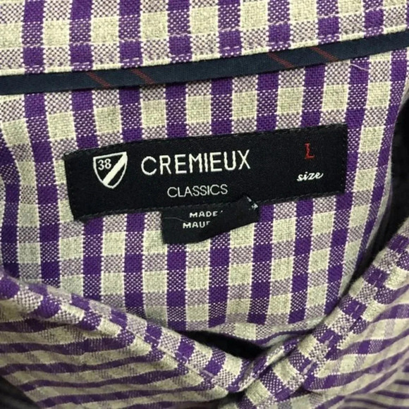 Daniel Cremieux classics long sleeve button front Shirt men's large - Picture 4 of 5